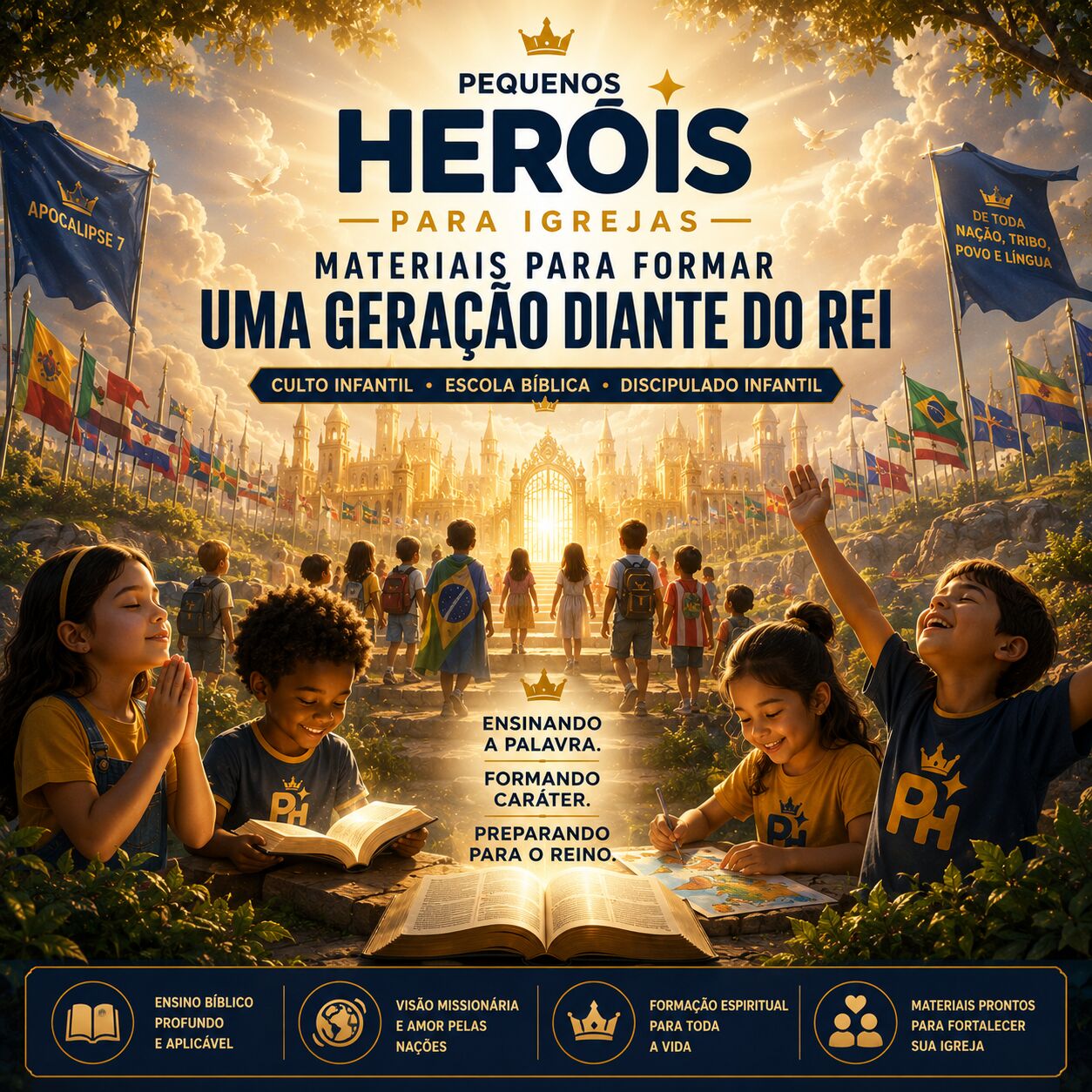 Assinaturas para Ministério Infantil: Culto infantil e Escola Bíblica