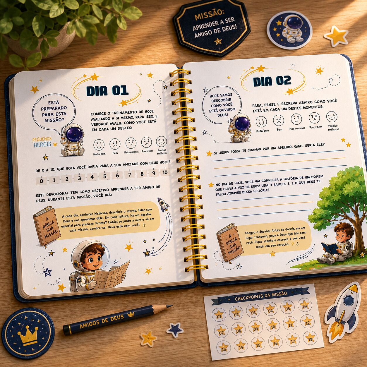 Amigos de Deus | Devocional Infantil Sobre Amizade com Deus - Imagem 2