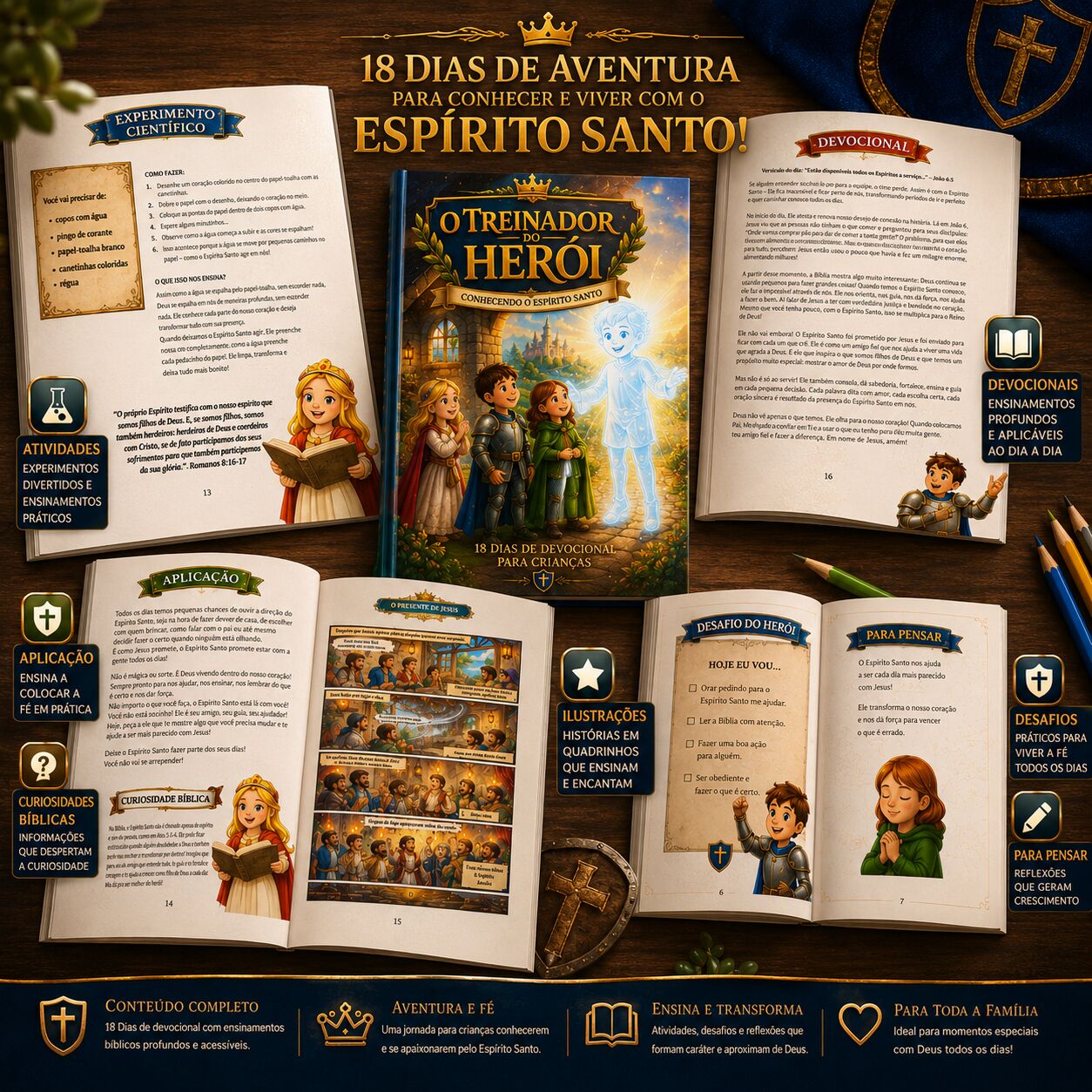 Devocional Infantil Cristão — O Treinador do Herói | Conhecendo o Espírito Santo - Imagem 3