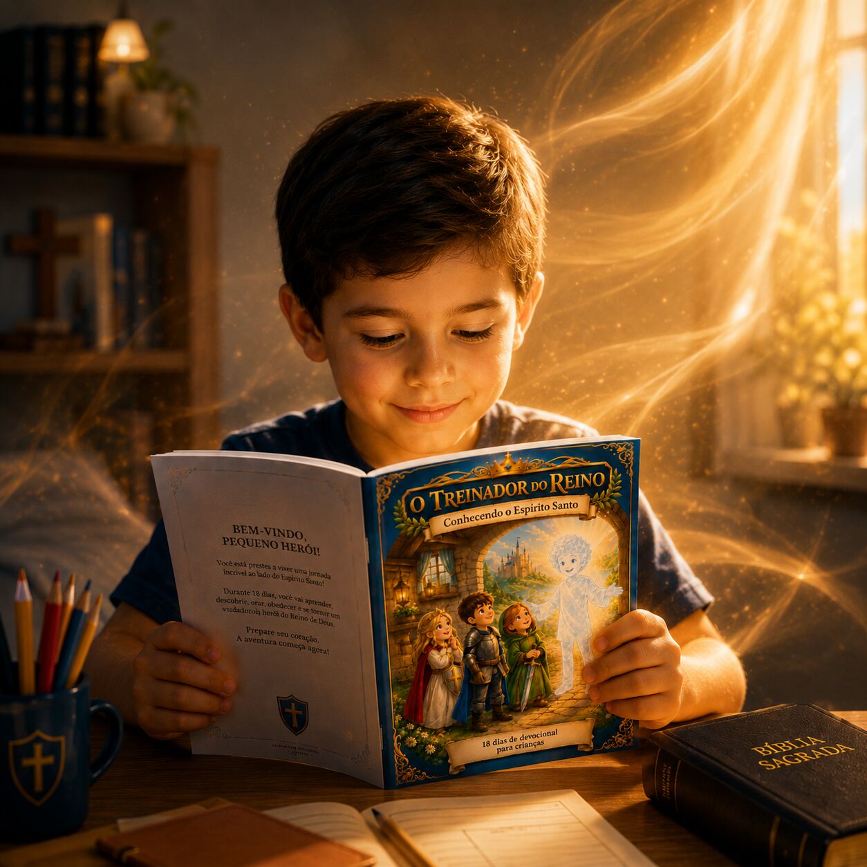 Devocional Infantil Cristão — O Treinador do Herói | Conhecendo o Espírito Santo - Imagem 2