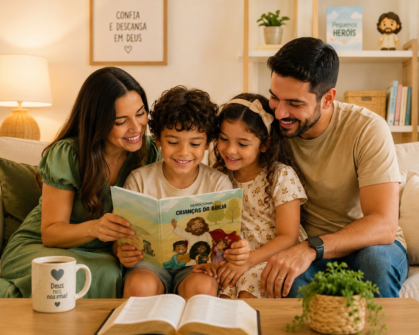 Devocional Infantil Crianças da Bíblia | Livro Cristão Infantil Ilustrado - Imagem 4